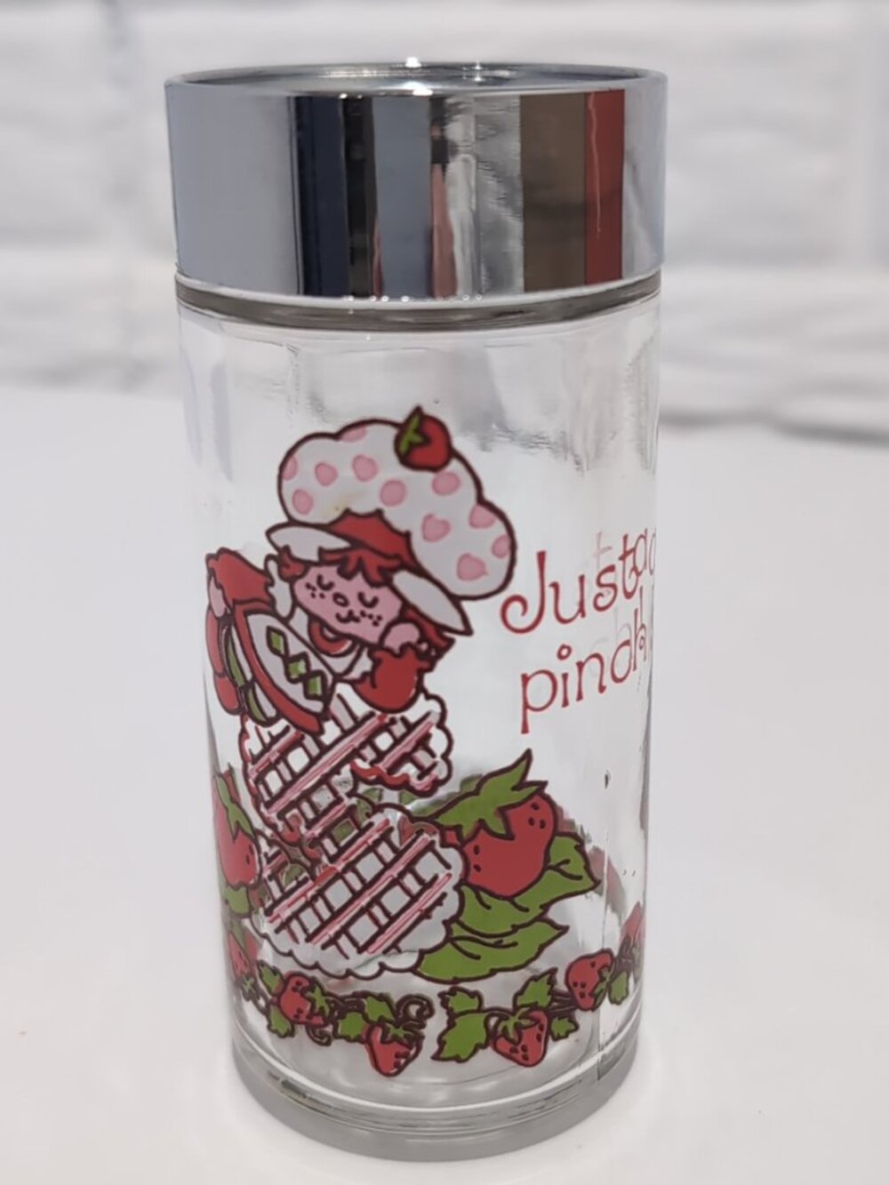 Vintage 1980's Strawberry Shortcake Single Shaker Salt Pepper Just A Pinch